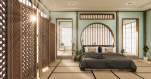 Spavaća soba u japanskom stilu: Dizajn inspirisan zemljom izlazećeg sunca