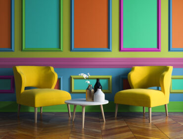 Stilizujte dnevnu sobu: Šik boje za zidove